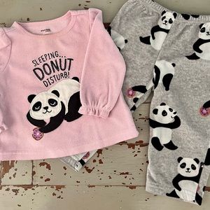 Simple Joy 18 Mo Panda Pajamas